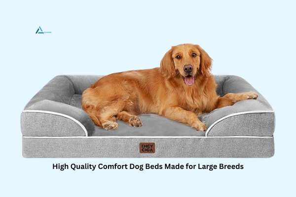 EHEYCIGA Orthopedic Dog Bed – XL Waterproof Memory Foam Bed with Sides