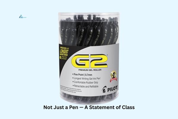 Pilot G2 Premium Gel Roller Pens 0.7, Fine Point Smooth Writing Pens Black, Pack of 12