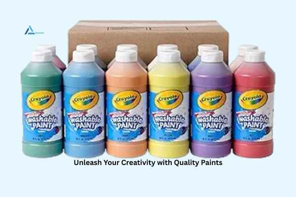 Crayola Washable Paint Set for Kids, 12 Count, 16 Oz Bottles, Non-toxic, Bulk Classroom Supplies
