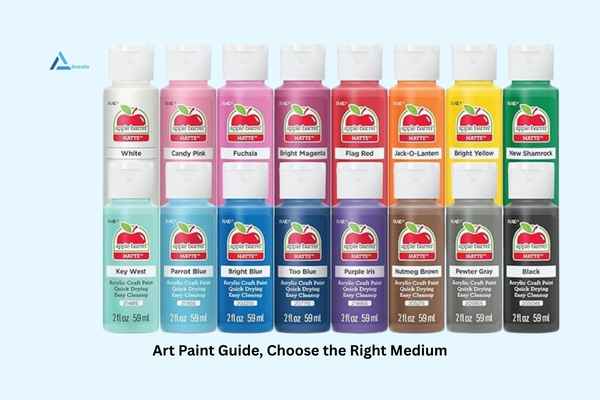 Apple Barrel Matte Acrylic Craft Paint Set, 16 Assorted Colors, 2 Oz Bottles, PROMOABIII